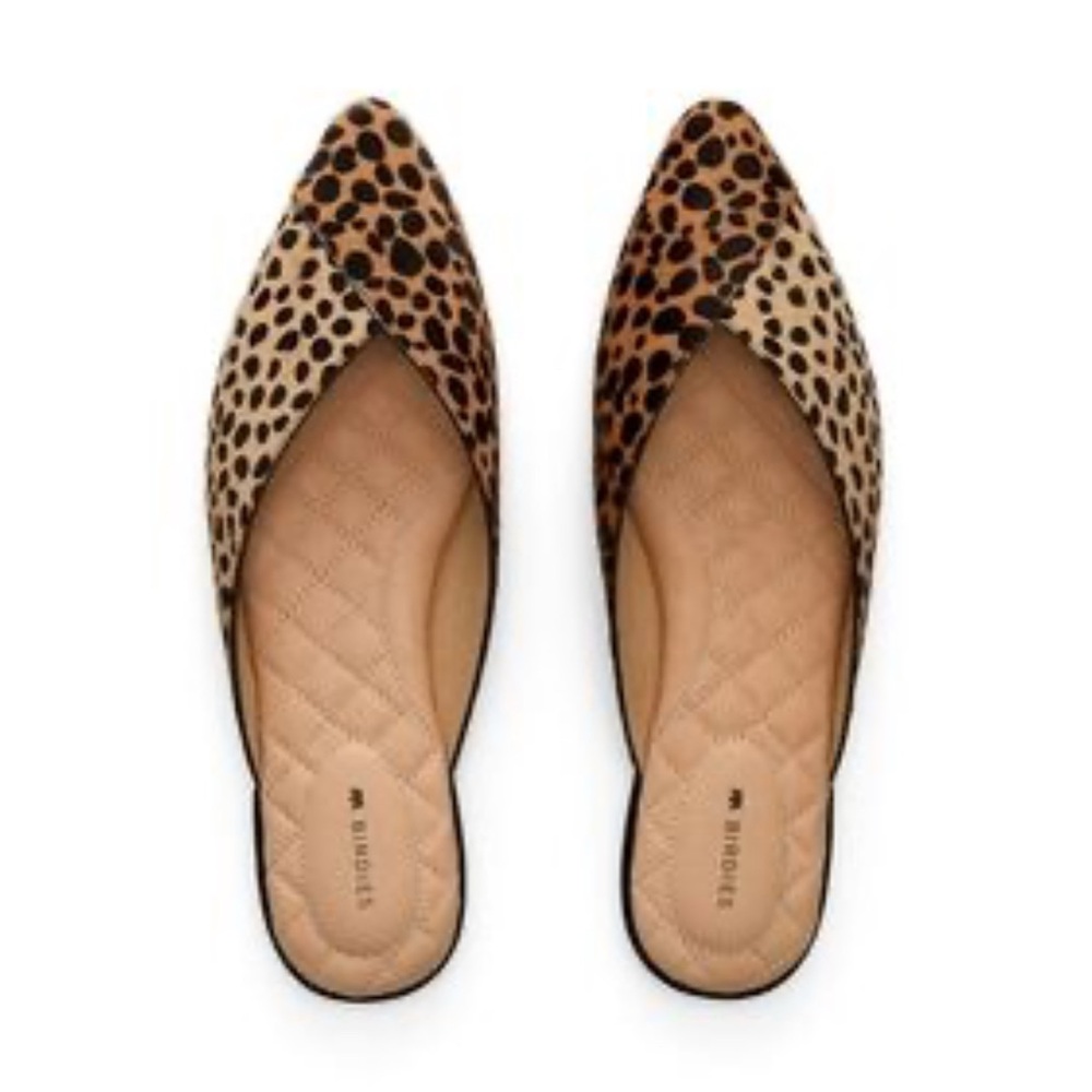 Birdies The Swan Mule in Mini Cheetah Leopard